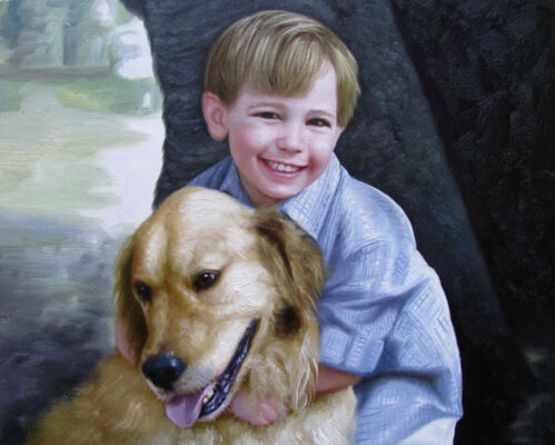 1a28_1581266076020920 Custom hand painted pet portrait for cat