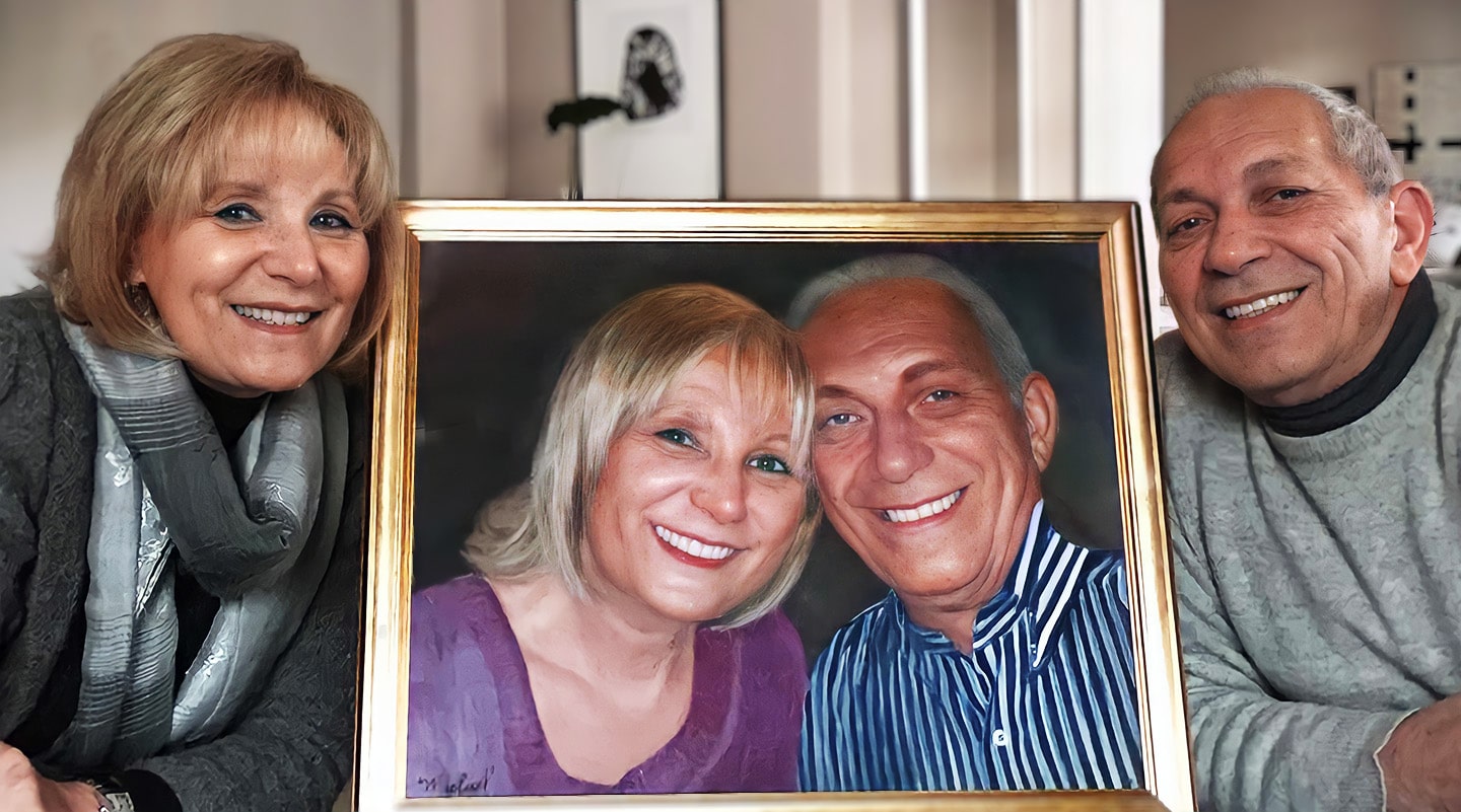 Custom portrait 16x20" two people