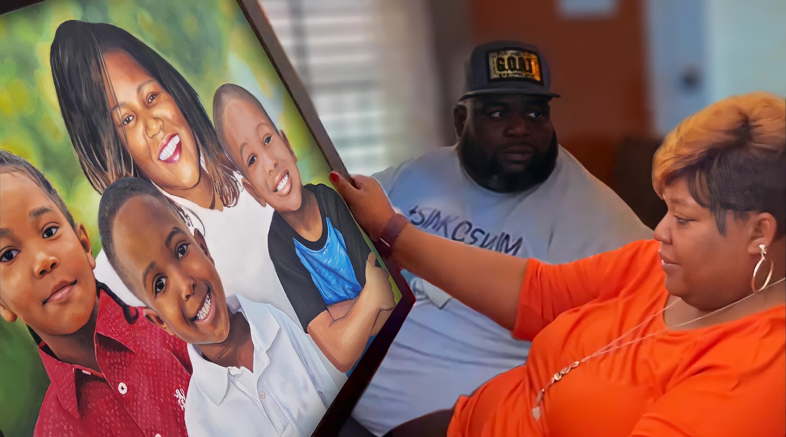 Custom portrait 30x40" four people