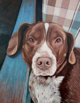 8a42_1539025774100818 custom hand painted pet portrait for dog