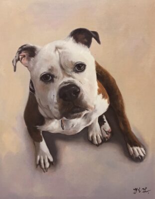 8a42_1542218340111418 custom hand painted pet portrait for dog