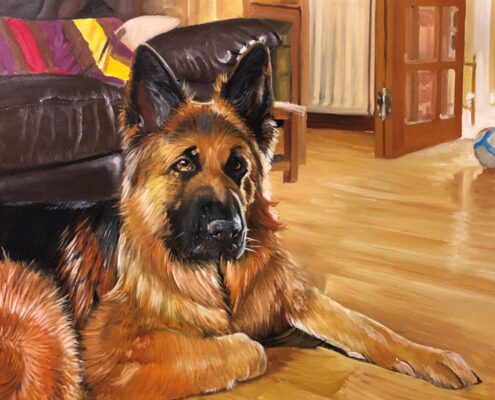 8e39_1640080303122121 custom hand painted pet portrait for dog