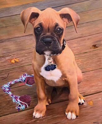 8e71_1548346699012419 custom hand painted pet portrait for dog