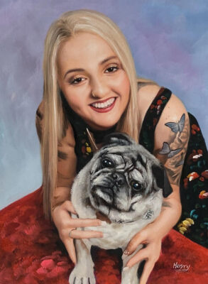 bo-s200_1665123869100722 custom hand painted pet portrait for dog