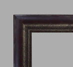 2" Portobello stepped black stain