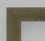 2" Flat Silver Textured Stem