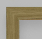 2" Flat Natural Oak Stem