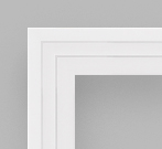 1.125" White float frame Only Oil & Acrylic