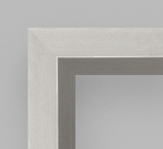 0.875" Silver wedge