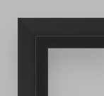 0.875" Black wedge