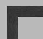 3/4" Raven Black