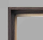 0.81" Dark brown float frame Only Oil & Acrylic