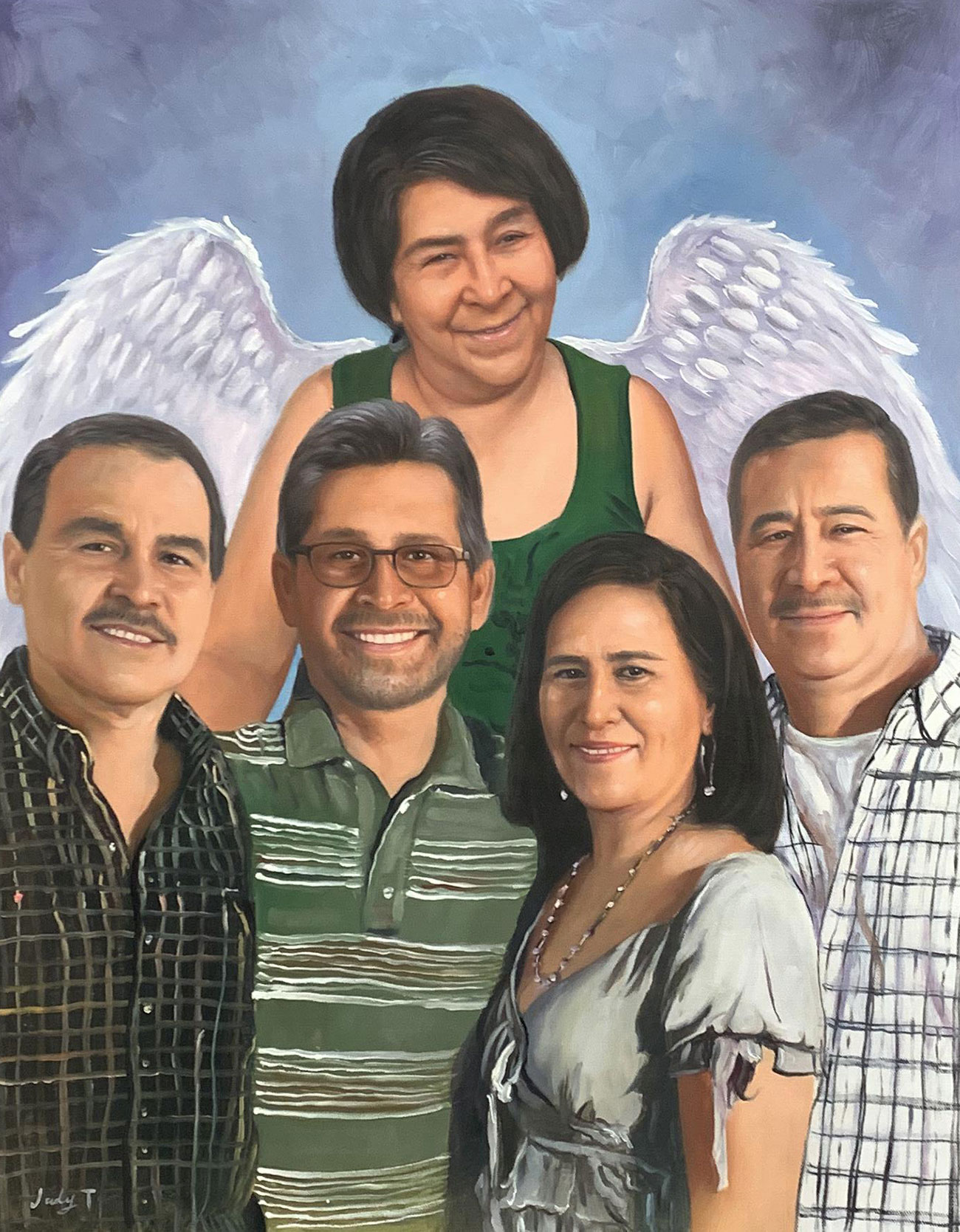 custom portrait for lost loved ones painting